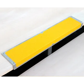 parkovací zábrana Protiskluzový nášlapný profil, aluminium m2, univerzální, žlutý, š 1000 mm