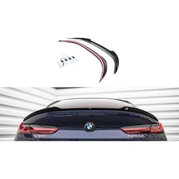 Auto-moto Prodloužení spoileru BMW M850i Gran Coupe G16 černý lesklý plast