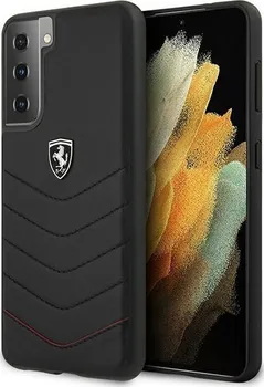 Pouzdro na mobilní telefon Ferrari Off Track Quilted pro Samsung Galaxy S21 černé