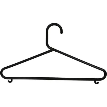 Ramínko INJETON PLAST Plastové ramínko na šaty s příčkou P10 bílá