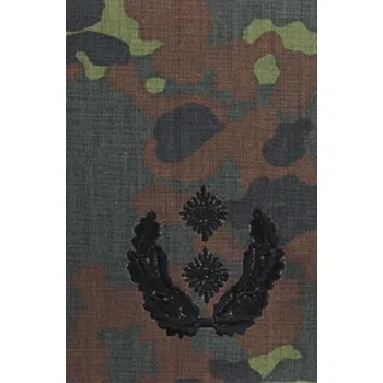 Bundeswehr Nárameník BW OBERSTLEUTNANT FLECKTARN / černé vyšití