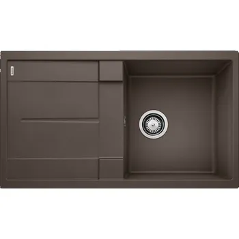 Granitový dřez Blanco Metra 5 S Granitový dřez s odkapem oboustranné provedení, 86x50cm, káva, 515042