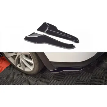Tuning Splittery zadní boční V.2 TESLA MODEL X 2015- černý lesklý plast