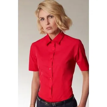 Dámská košile Dámská popelínová košile s krátkým rukávem JN679