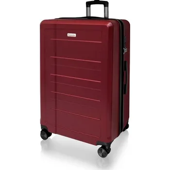 AVANCEA Skořepinový cestovní kufr DE2934 vínový L 76x50x33 cm