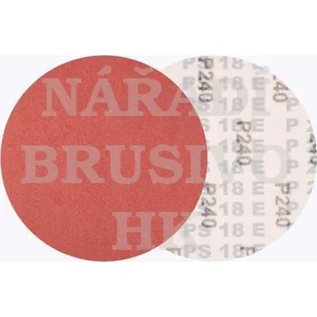 Brusný kotouč Klingspor Brusný papír 125 P 80 PS18EK na suchý zip 5907560006501