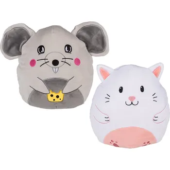 Dětské zboží Plyšová hračka 2v1 - zvířátka Kočička/Myška