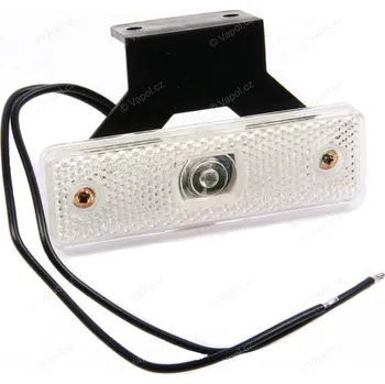 Autodíl WAS Poziční světlo W44 (219Z) přední bílé LED, držák