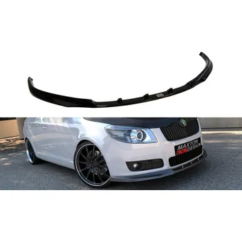 Autodíl Spojler pod nárazník lipa Škoda Fabia II před facelift, standartní nárazník černý lesklý plast