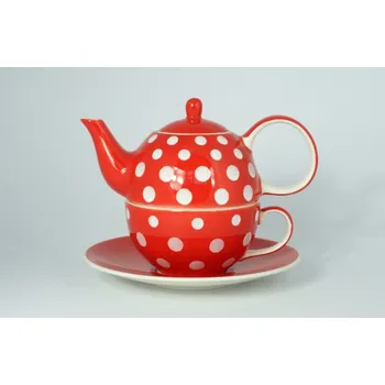Konvice na čaj Tea for one - konvička s puntíky (Konvička - tea for one)