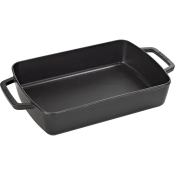 Litinový pekáč STAUB 30x20cm černý 3,15l