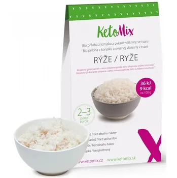 Keto dieta KetoMix Konjaková bezsacharidová rýže 6x 385 g
