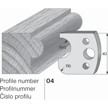 Omezovač do frézovací hlavy č. 04 40 x 4 mm PILANA