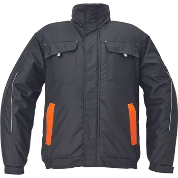 pracovní bunda Cerva MAX VIVO Pánská pilot bunda černo / oranžová L 03320017C1003