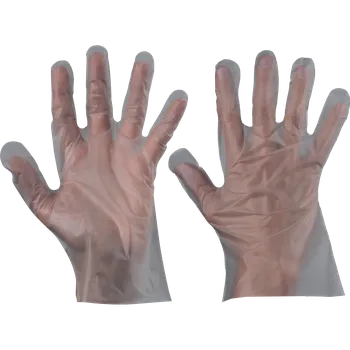 Pracovní rukavice Cerva CHICK TPE Pracovní jednorázové rukavice čiré M 0109008881080