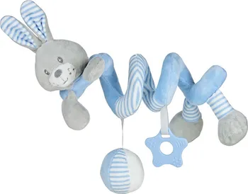 Hračka pro nejmenší Baby Mix Spirála králík modrá