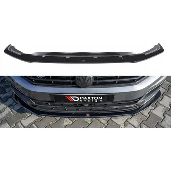 Nárazník Spojler pod nárazník lipa V.1 Volkswagen Passat R-Line B8 černý lesklý plast