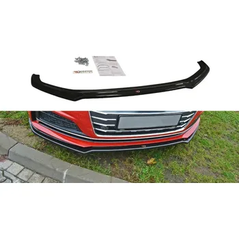 Autodíl Spojler pod nárazník lipa V.1 Audi A5 F5 S-Line černý lesklý plast