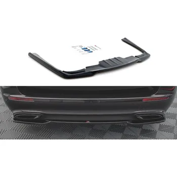 Nárazník Spoiler zadního nárazníku Mercedes-Benz E W213 černý lesklý plast