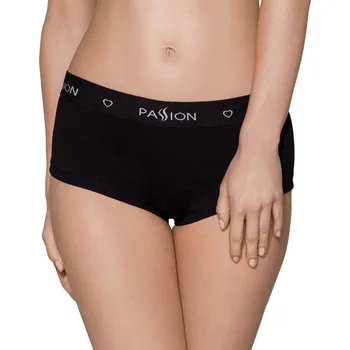 Dámské erotické kalhotky Passion PS010 Panties Black Velikost XL