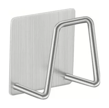 Elegantní držáky do kuchyně z nerezové oceli, bez vrtání Set: 1 ks nerezové