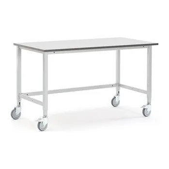 Dílenský stůl Pojízdný dílenský stůl Motion, 1500x800 mm, šedá deska HPL 2740681AJ