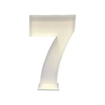 Party dekorace Konstrukce na balonky – číslice 7