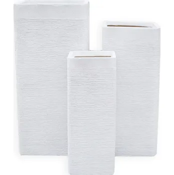 Obal na květináč Obal laminát/cement 26x26V60cm šedá