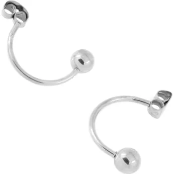 Materiál na výrobu šperku Náušnicové zarážky s kuličkou - 1ks+B - 1 Ks