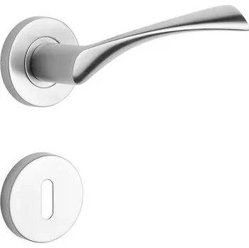 Dveřní kování Rostex MILANO-R nerezové kování Provedení: otvor pro FAB klíč PZ