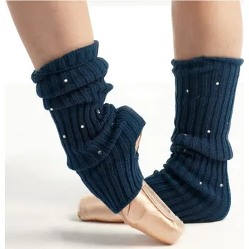 Dámské ponožky Intermezzo,Třpytivé dámské taneční návleky 2012, azurová modrá jedna velikost