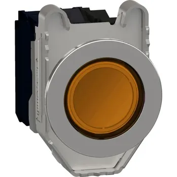 Stavebniny SCHN XB4FW35G5 Ovládač stiskací prosvětlený, zapuštěná montáž, Oranžová, 120V AC, 1Z + 1V RP 1,5kč/k