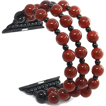 Náramek Náramek Červený Achát pro Apple Watch 38-44mm - 38-40mm