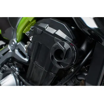 Rám pro motocykl Padací protektory motocyklu SW-MOTECH pro KAWASAKI Z 900 RS/CAFE 2017-2020 (Padáky na rám motorky SW-MOTECH FRAME SLIDER SET)
