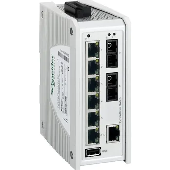 Switch SCHN TCSESPU093F2CS0 ConneXium Premium Unmanaged Switch - 7TX/2FX-SM