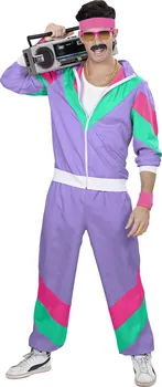 Karnevalový kostým Widmann Retro šusťáková souprava fialová