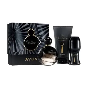 Kosmetická sada Avon Far Away Glamour dárková sada pro ženy 3 ks
