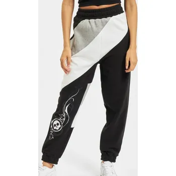 Černo/šedo/bílé dámské tepláky Dangerous DNGRS / Sweat Pant Skull S