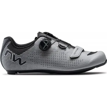 Pánské cyklistické tretry Northwave pánské tretry Storm Carbon 2, Silver Reflective Velikost 44,5