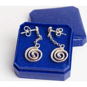 Souprava šperků 3. Náušnice Spirála