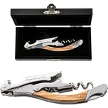 Vývrtka na víno LAGUIOLE LUXURY olivová rukojeť - LAGUIOLE Style de Vie (Číšnická vývrtka na víno, rukojeť olivové dřevo LAGUIOLE LUXURY - LAGUIOLE Style de Vie)