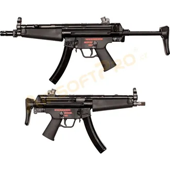 Airsoftová zbraň WE Airsoftový samopal Apache A3 GBB - celokov, blowback