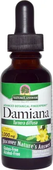 Přírodní produkt NATURE'S ANSWER Damiána pravá 2000 mg 30 ml