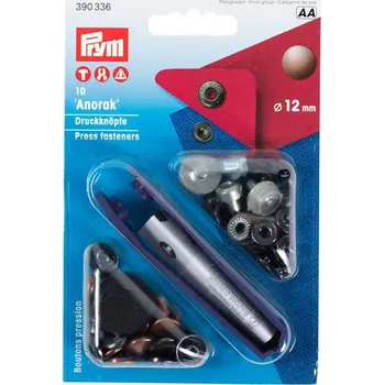 Druky Prym Anorak měděné, cvoček 12 mm, 10ks