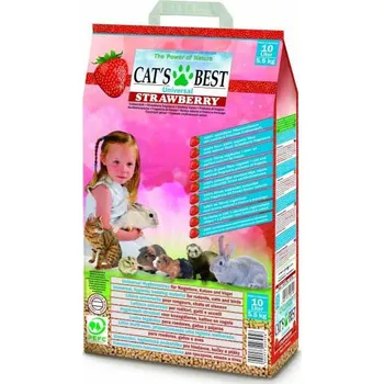 Podestýlka pro kočku Cats Best UNIVERSAL s vůní jahod 10 l, stelivo