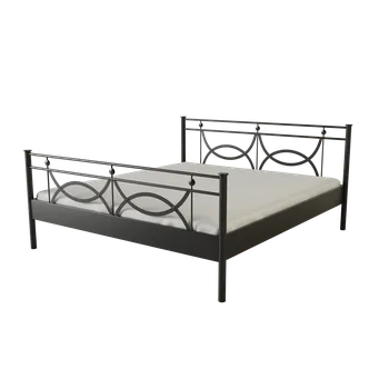 Postel Kovová postel TOSCANA Povrchová úprava: bílá, Rozměr: 160 x 200 cm