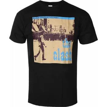 Tričko metal pánské Clash - Black Market BLACK - ROCK OFF - CLTS11MB - S