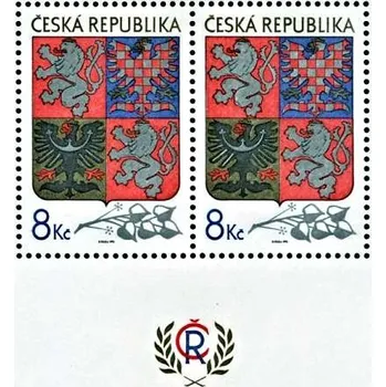 Poštovní známka Česká pošta (1993) A 10 ** - 8 Kč - ČR - Velký státní znak deska D
