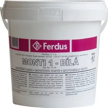 Montážní pasta MONTI 1l bílá