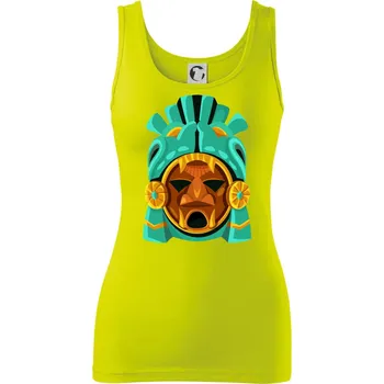 Dámské tričko Mayové maska mátová - Dámské tílko - M ( Limetková )